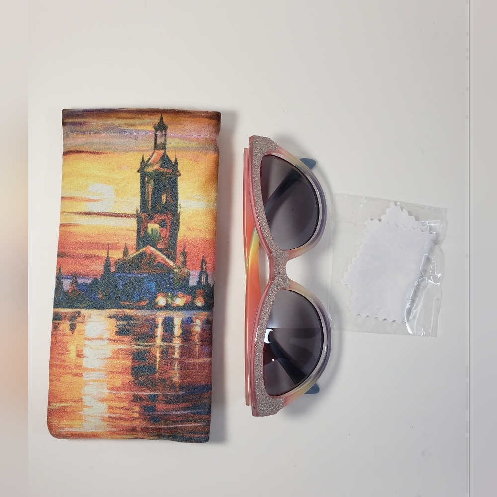 SUNGLASSES &  With Matching Case - Picture 3 of 16